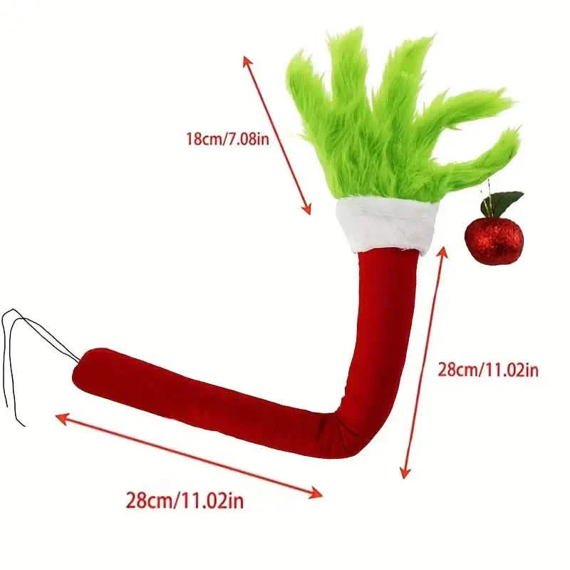 Christmas Poseable Bendable Grinch Furry Elf Decorations DailySale