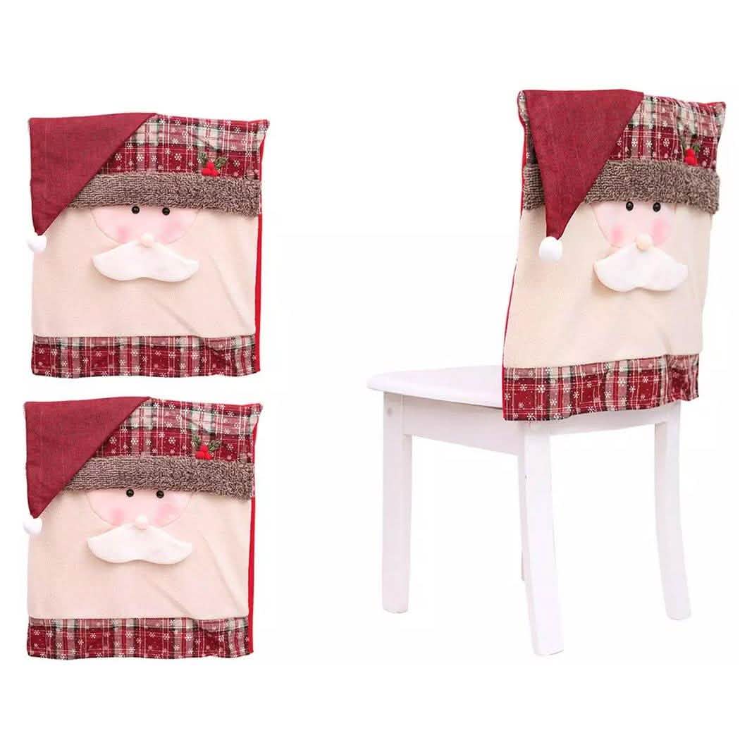 Christmas Santa Claus Snowman Chair Cover DailySale