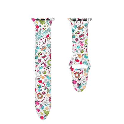Christmas Silicone Apple Watch Bands - Assorted Styles DailySale