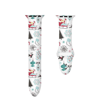 Christmas Silicone Apple Watch Bands - Assorted Styles DailySale