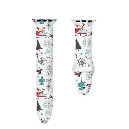 Christmas Silicone Apple Watch Bands - Assorted Styles DailySale