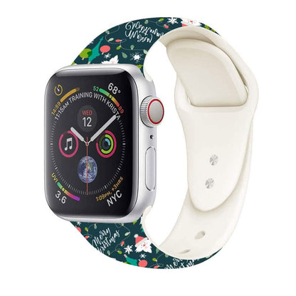 Christmas Silicone Apple Watch Bands - Assorted Styles DailySale