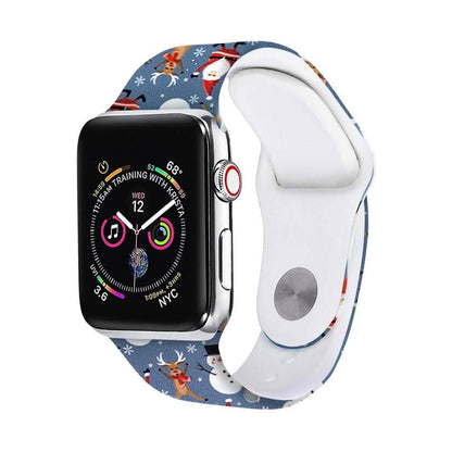 Christmas Silicone Apple Watch Bands - Assorted Styles DailySale