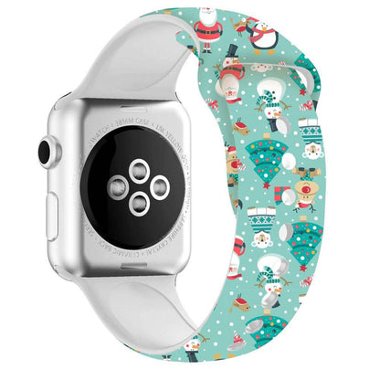 Christmas Silicone Apple Watch Bands - Assorted Styles DailySale