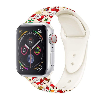 Christmas Silicone Apple Watch Bands - Assorted Styles DailySale