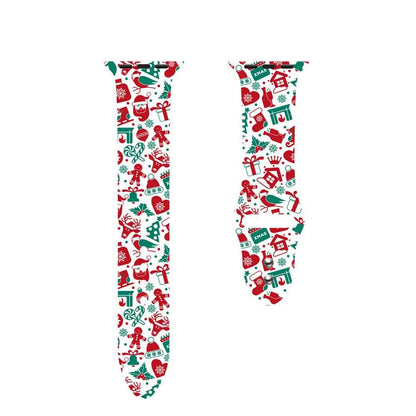Christmas Silicone Apple Watch Bands - Assorted Styles DailySale