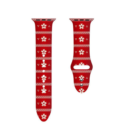 Christmas Silicone Apple Watch Bands - Assorted Styles DailySale