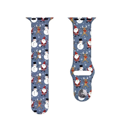 Christmas Silicone Apple Watch Bands - Assorted Styles DailySale