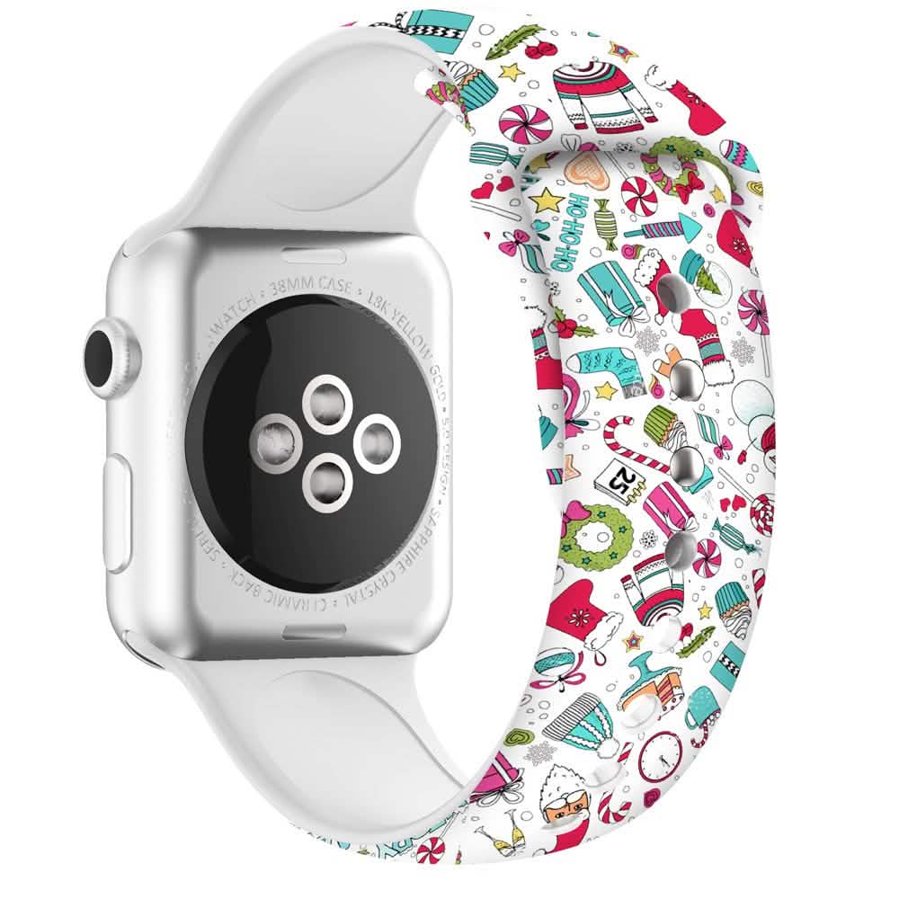 Christmas Silicone Apple Watch Bands DailySale