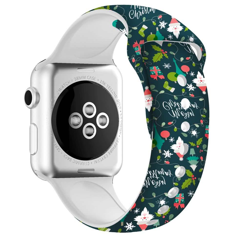 Christmas Silicone Apple Watch Bands DailySale