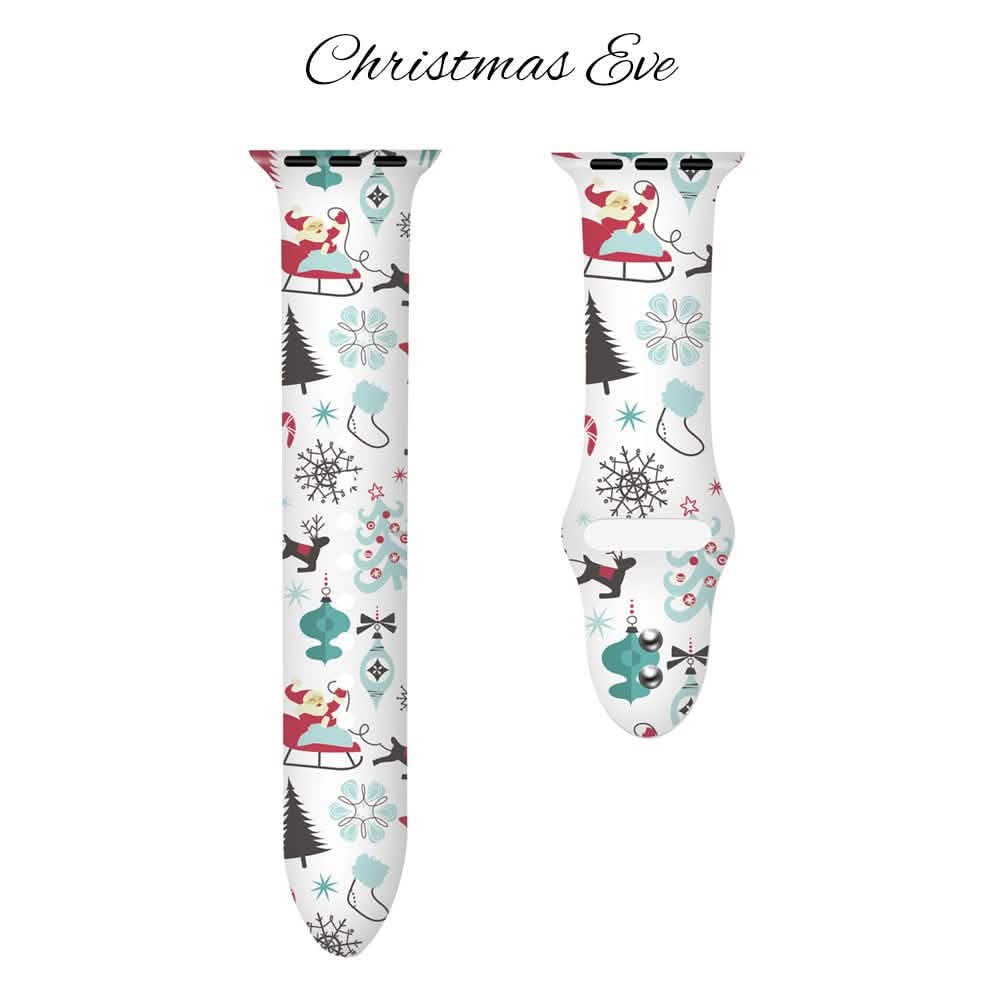 Christmas Silicone Apple Watch Bands DailySale