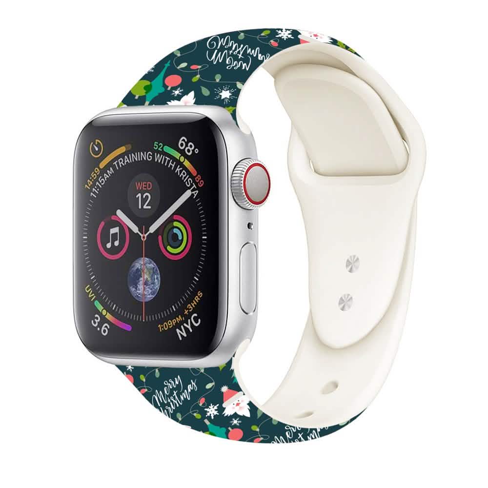 Christmas Silicone Apple Watch Bands DailySale