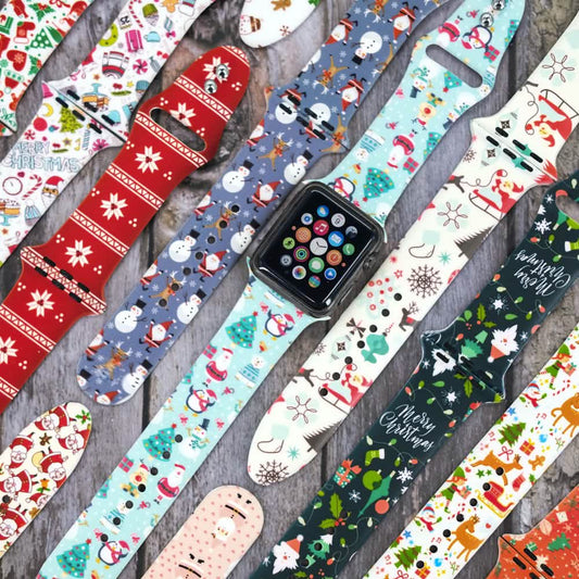 Christmas Silicone Apple Watch Bands DailySale