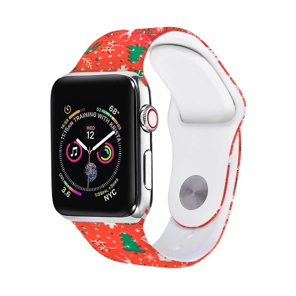 Christmas Silicone Apple Watch Bands DailySale