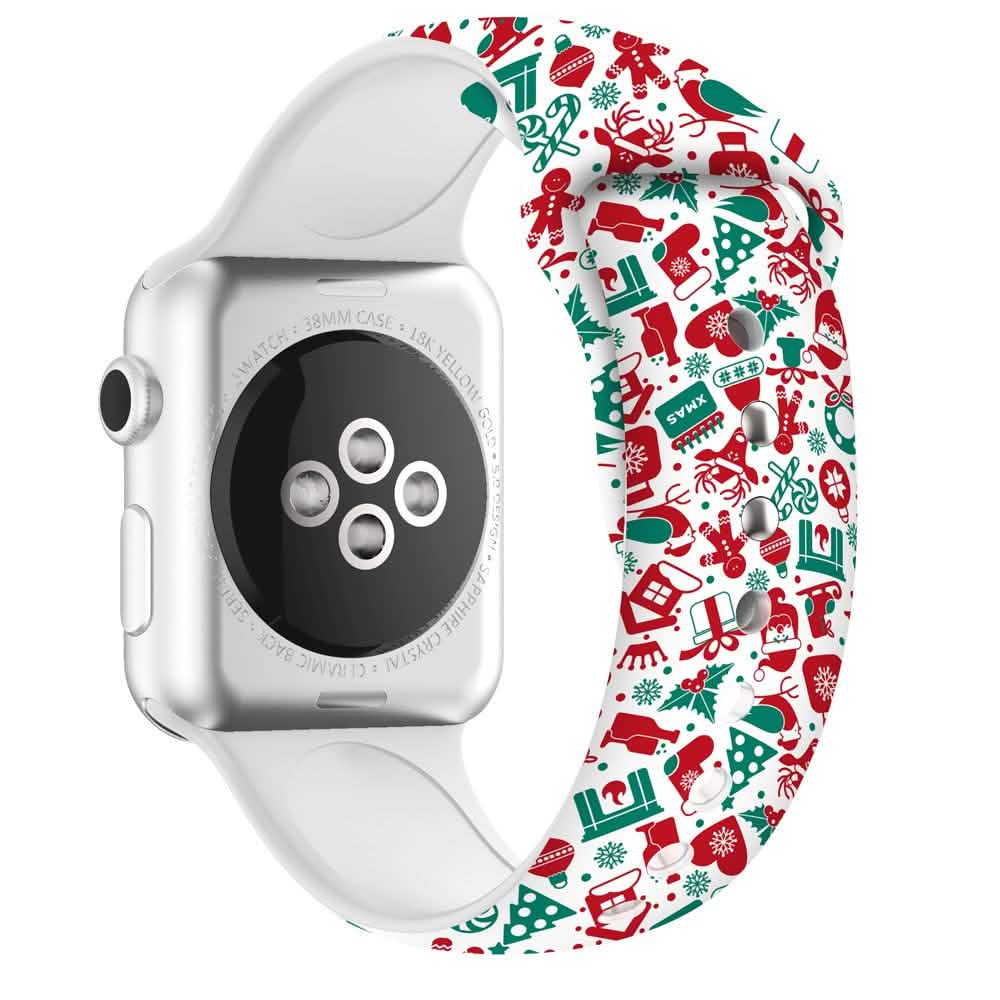 Christmas Silicone Apple Watch Bands DailySale