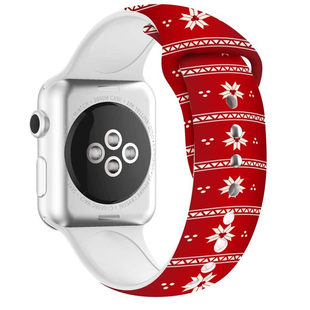 Christmas Silicone Apple Watch Bands DailySale