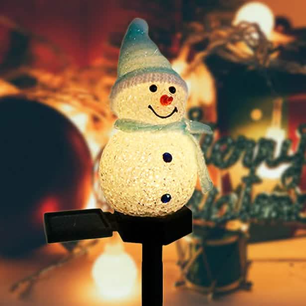 Christmas Snowman Light Solar DailySale