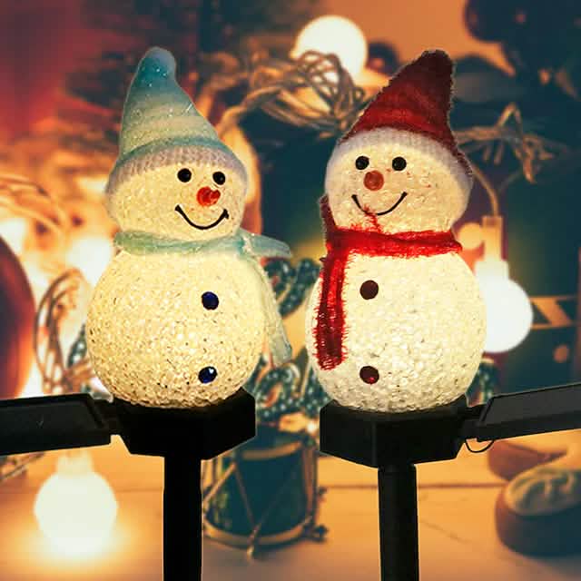 Christmas Snowman Light Solar DailySale
