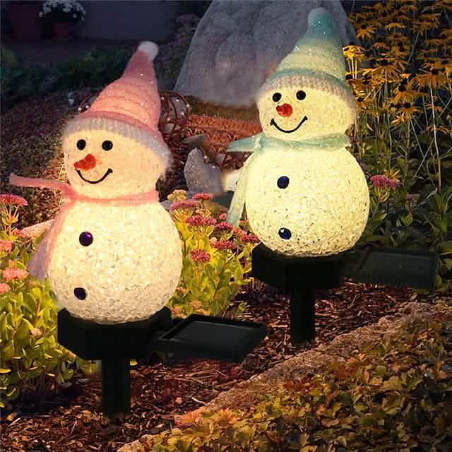 Christmas Snowman Light Solar DailySale