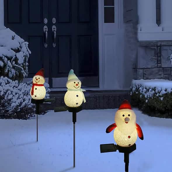Christmas Snowman Light Solar DailySale
