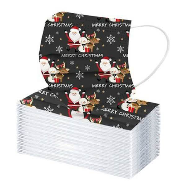 Christmas Special Mask Disposable Dustproof and Breathable Three-layer Protective Cover DailySale