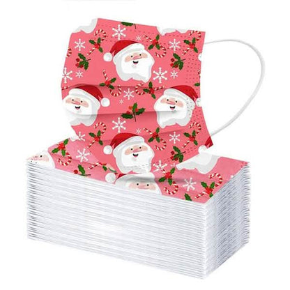 Christmas Special Mask Disposable Dustproof and Breathable Three-layer Protective Cover DailySale