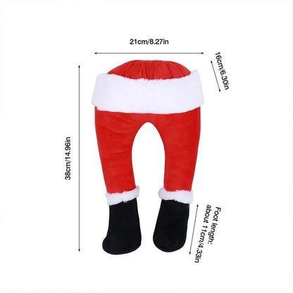 Christmas Tree Kicking Santa Legs DailySale