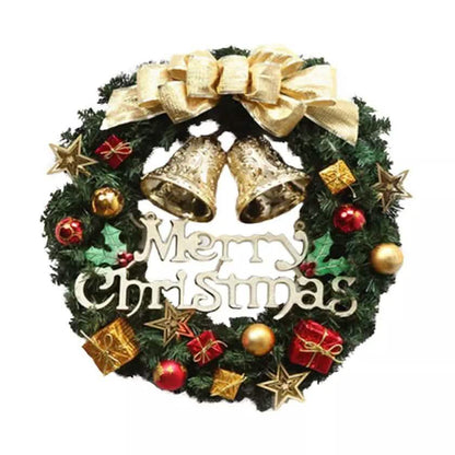 Christmas Xmas Wreath Home Door Wall Ornament Garland Bowknot Party Decoration DailySale