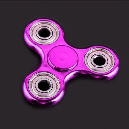 Chrome Tri Fidget Spinner - Assorted Colors DailySale