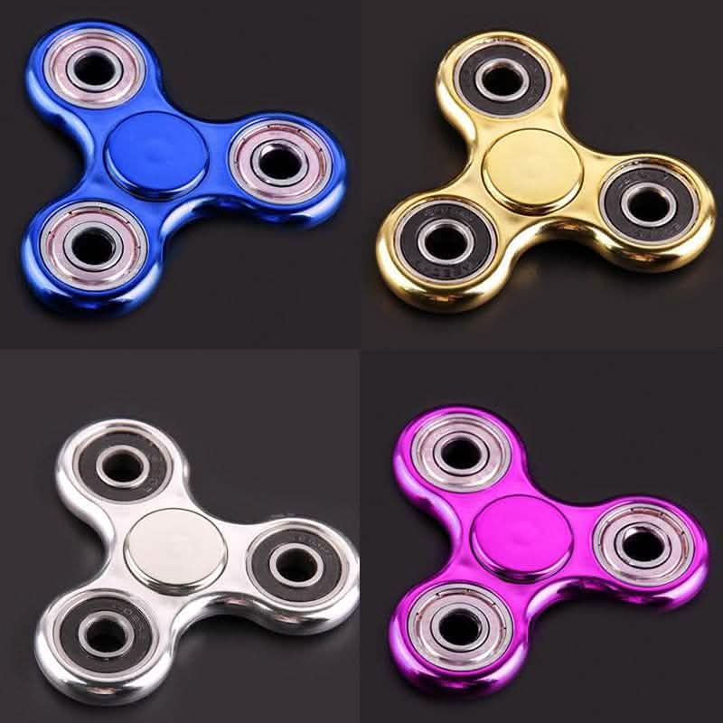 Chrome Tri Fidget Spinner - Assorted Colors DailySale