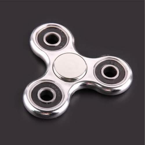 Chrome Tri Fidget Spinner - Assorted Colors DailySale