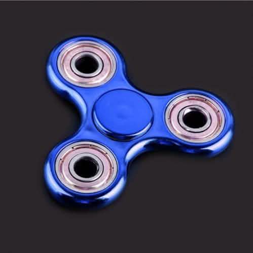Chrome Tri Fidget Spinner - Assorted Colors DailySale