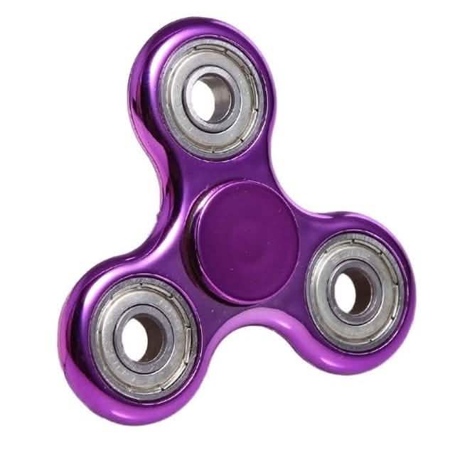 Chrome Tri Fidget Spinner - Assorted Colors DailySale
