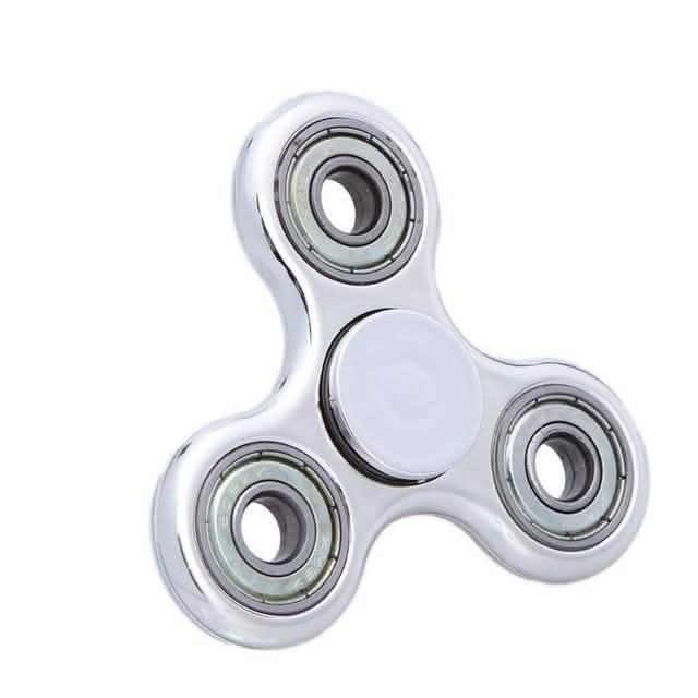 Chrome Tri Fidget Spinner - Assorted Colors DailySale