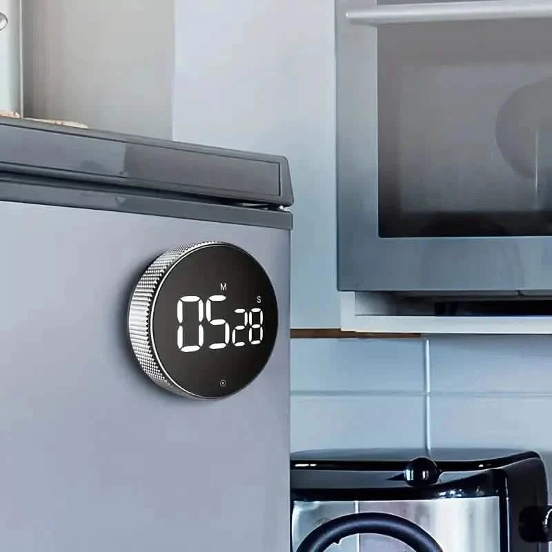 Circular Kitchen Timer - Battery Powered, ABS Material, ≤36V Operating Voltage, 0.01 Accuracy, No Laser Function DailySale