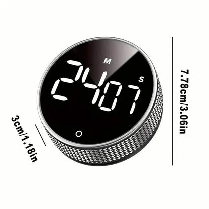 Circular Kitchen Timer - Battery Powered, ABS Material, ≤36V Operating Voltage, 0.01 Accuracy, No Laser Function DailySale