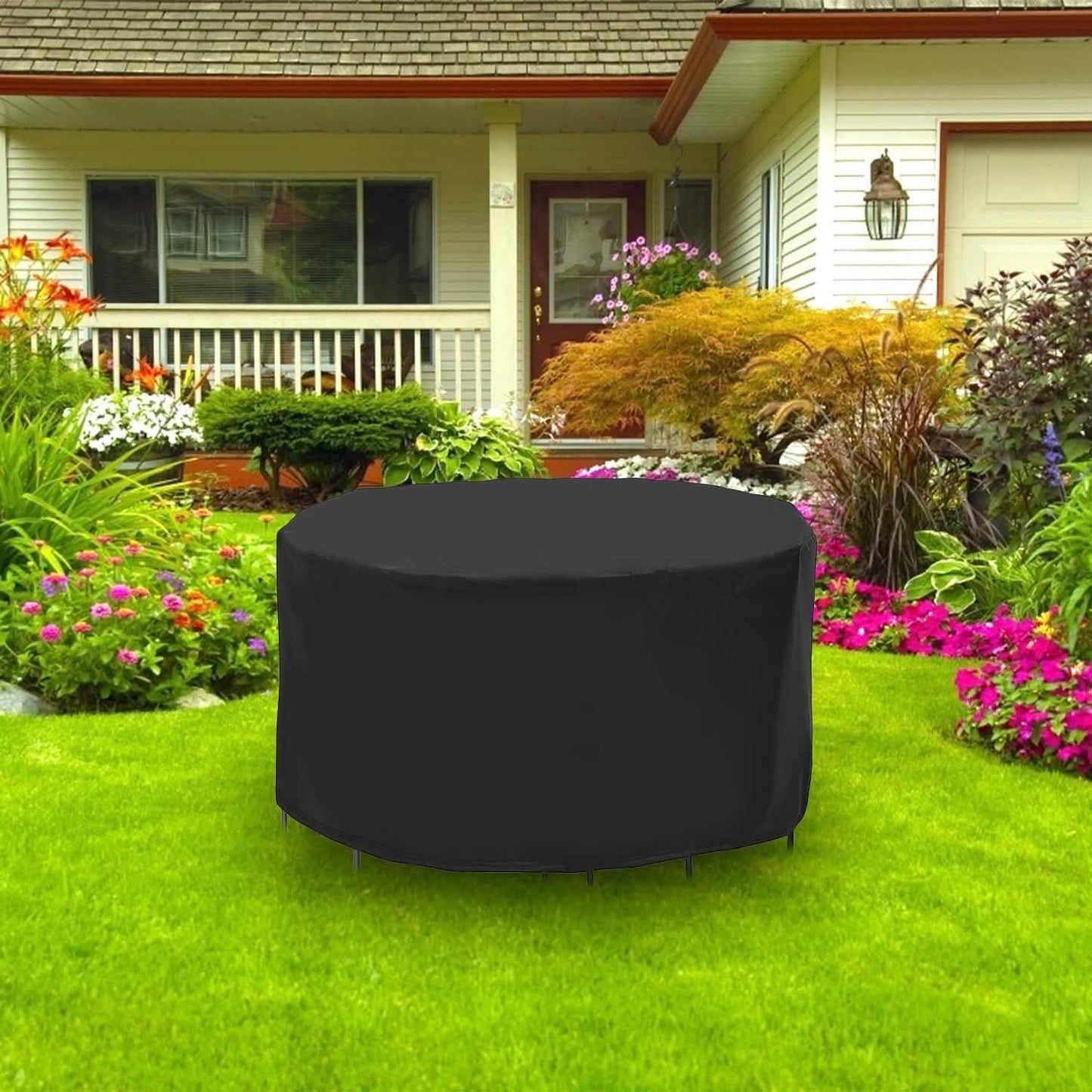 Circular Table Cover Outdoor Furniture Protector DailySale