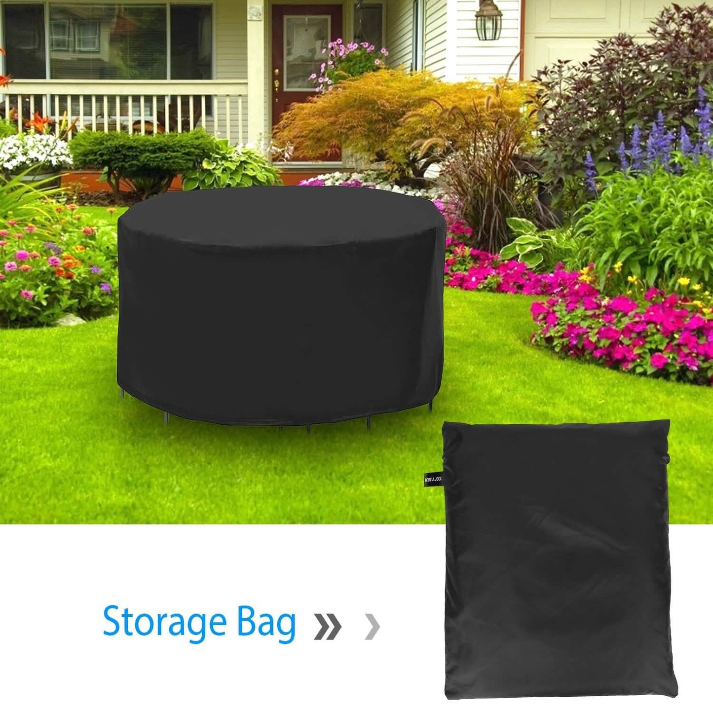 Circular Table Cover Outdoor Furniture Protector DailySale