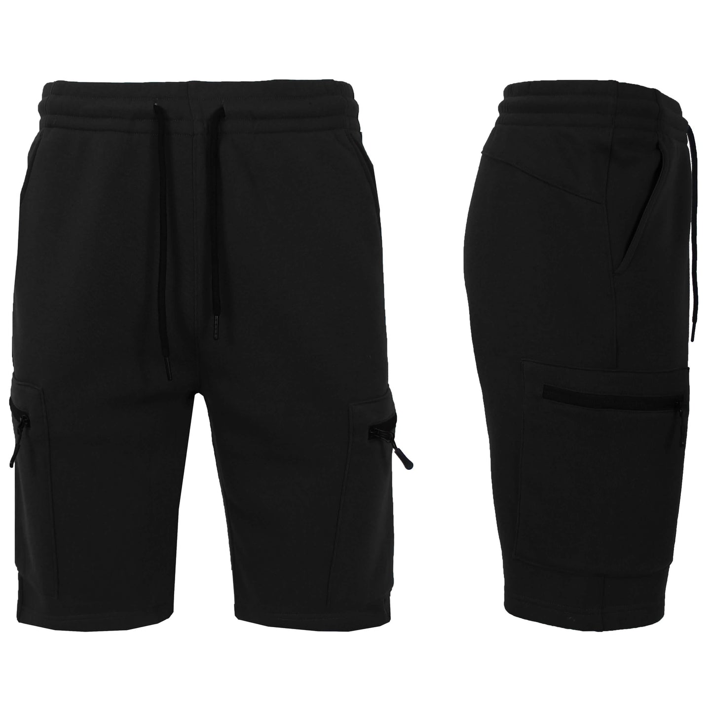 Classic & Cargo Fleece-Lined Jogger Shorts DailySale