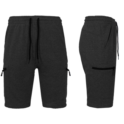 Classic & Cargo Fleece-Lined Jogger Shorts DailySale