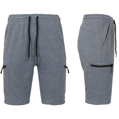 Classic & Cargo Fleece-Lined Jogger Shorts DailySale