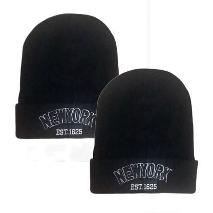 Classic NY Winter Hat Beanies with Thick Fur DailySale