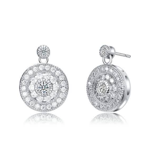 Clear Round Drop Earrings DailySale