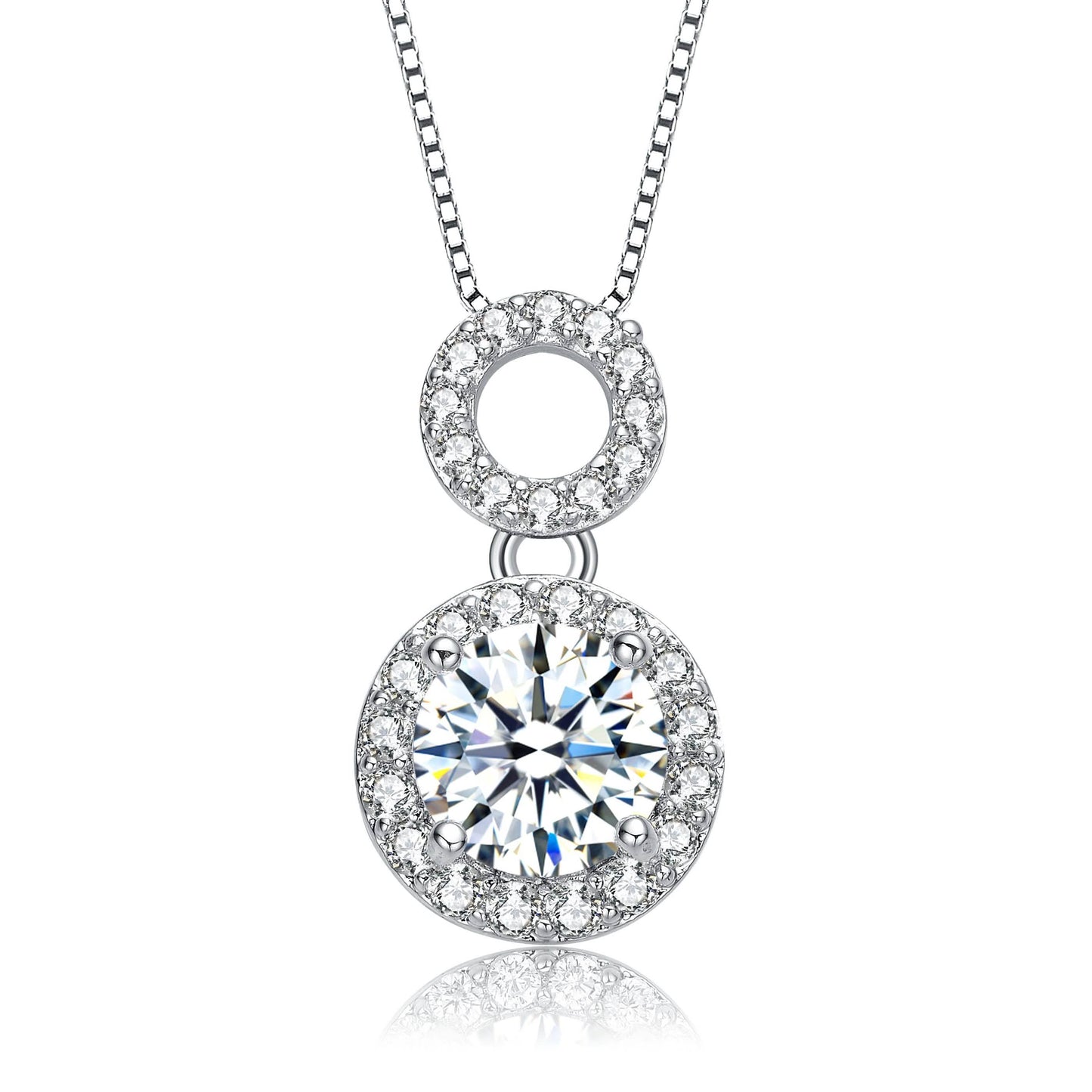 Clear Round Pendant Necklace DailySale