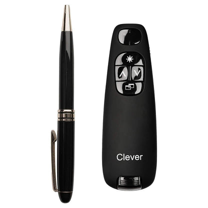 Clever Wireless Presenter Remote Control C748 with Red Laser Pointer DailySale