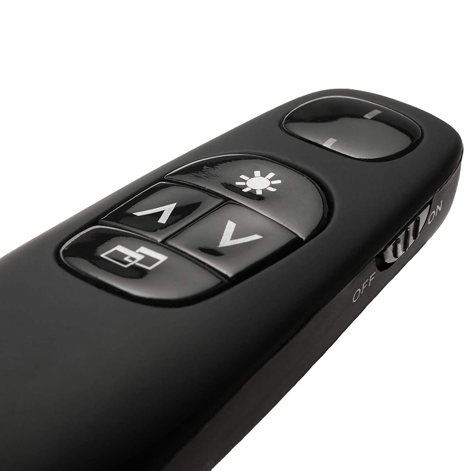 Clever Wireless Presenter Remote Control C748 with Red Laser Pointer DailySale