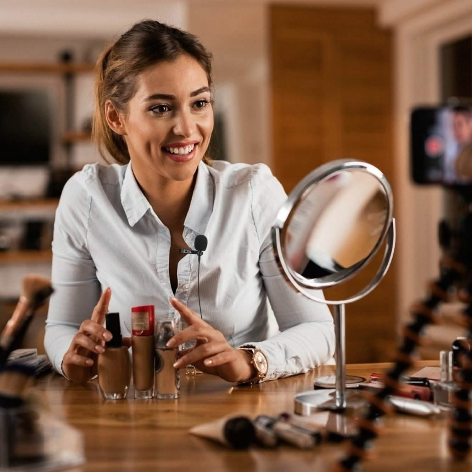 Clip On Microphone Hands Free Lavalier Lapel Mic DailySale