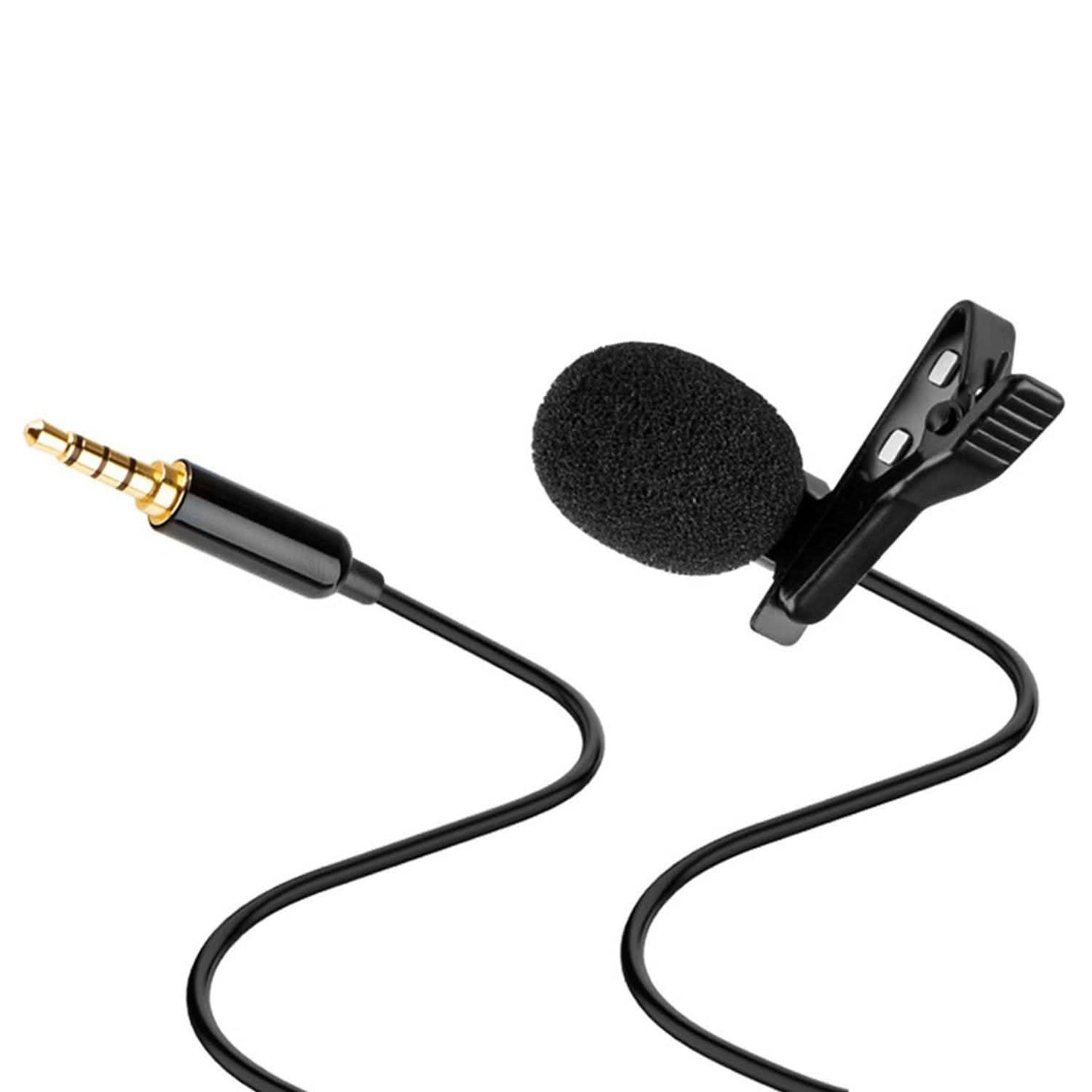 Clip On Microphone Hands Free Lavalier Lapel Mic DailySale