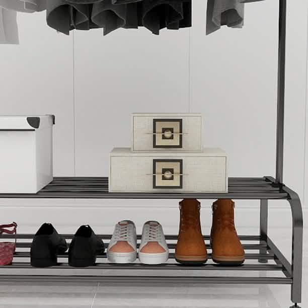 Clothing Garment Rack with Shelves DailySale