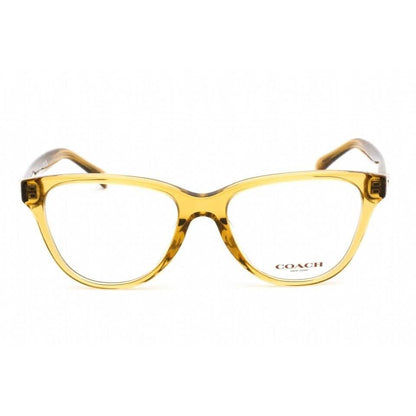 Coach Women's Eyeglasses Transparent Honey Plastic Cat Eye Frame 0HC6202U 5715 (Refurbished) DailySale